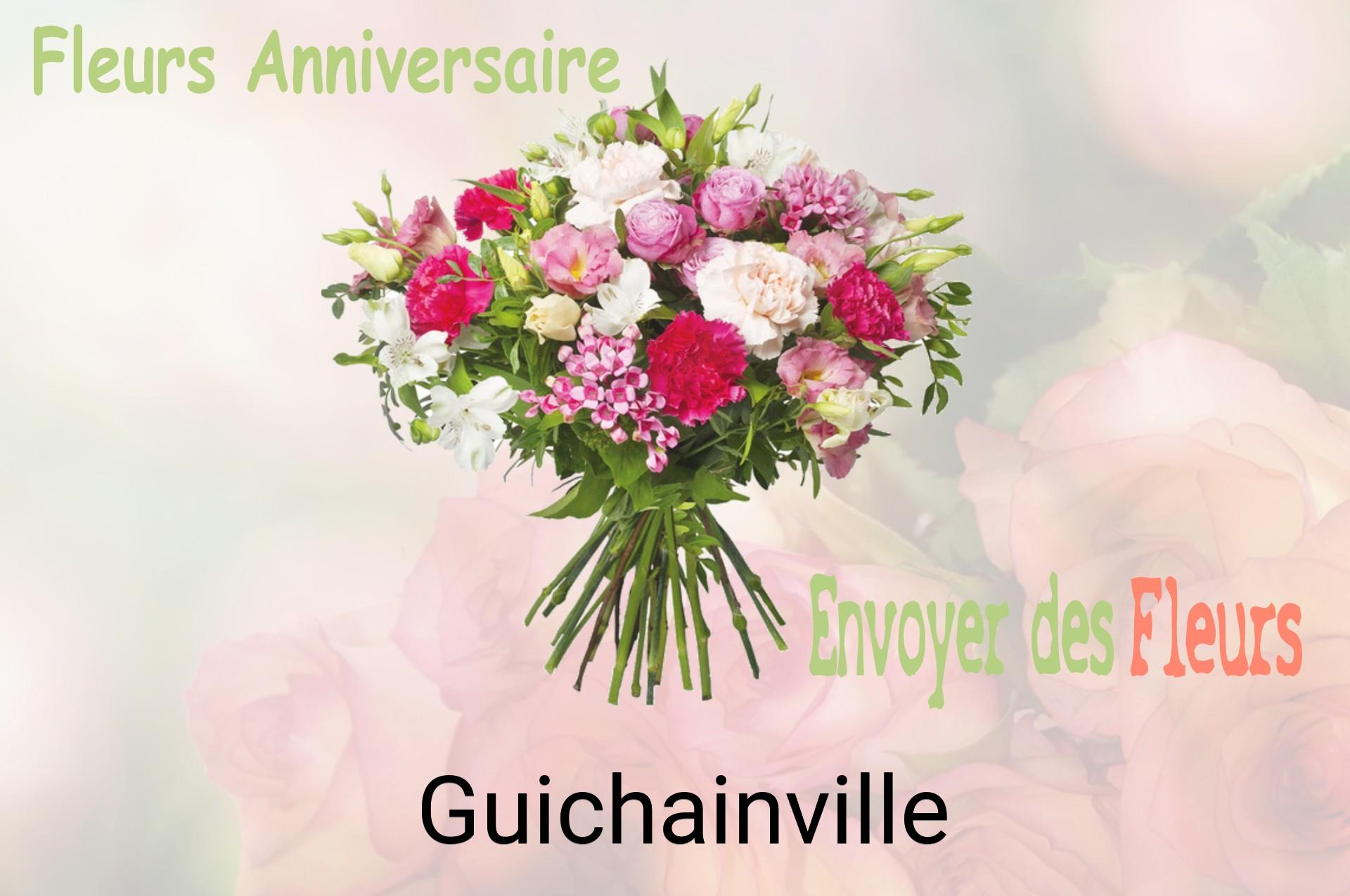 Bouquet de fleurs d’anniversaire livré à Guichainville