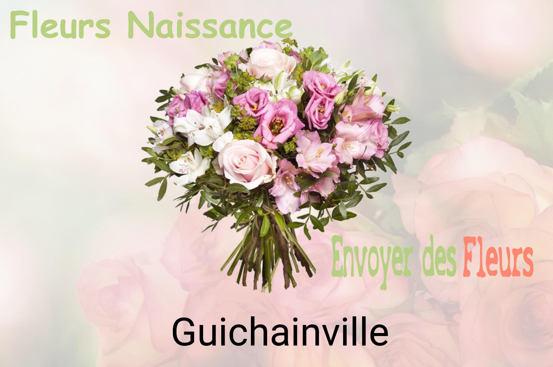Bouquet de fleurs de naissance livré à Guichainville